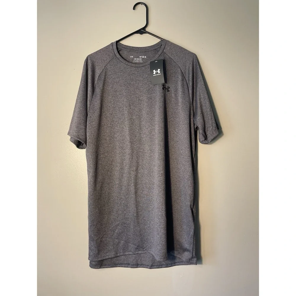 Under Armour Men's Tech 2.0 Short-Sleeve T-Shirt Gray Size LT New Sportswear NWT